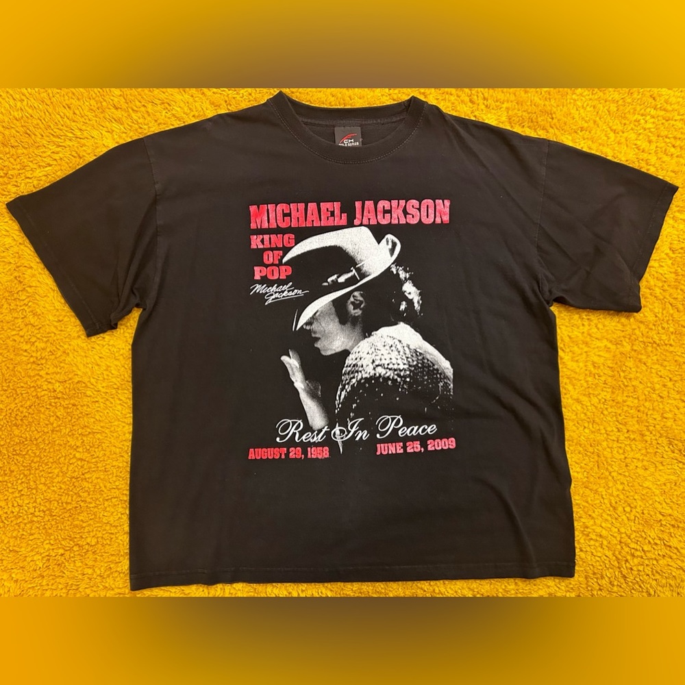 Michael Jackson CH Gold Series Celebration of Life Memorial T-Shirt